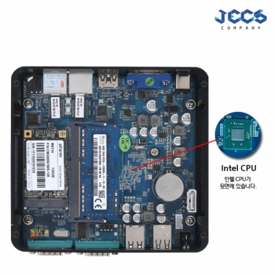IPCPart-전문가 추천 산업용PC 산업용컴퓨터 산업용 미니PC JECS-J1900B, RAM 4G, SSD 64G