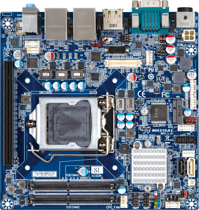 산업용 메인보드 JECS-H310A 인텔 8/9세대 CPU / DC 12~24V 파워